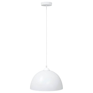 Lampada a Sospensione 2 pz Regolabile E27 Bianco Ø 30cm Metallo 4103452