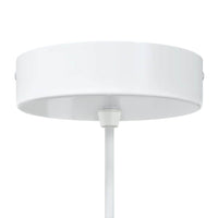 Lampada a Sospensione 2 pz Regolabile E27 Bianco Ø 30cm Metallo 4103452