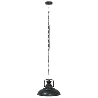 Lampada a Sospensione E27 Nero Ø31 cm in Metallo 4103456