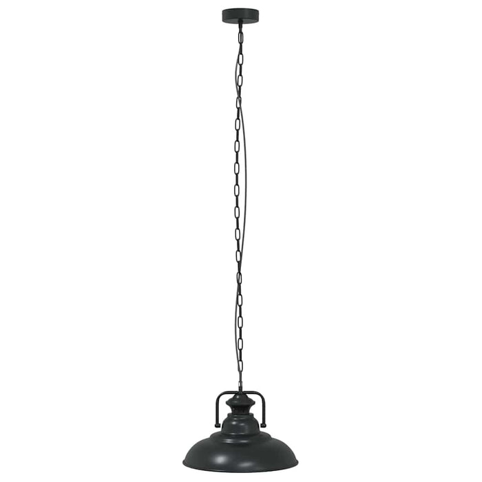 Lampada a Sospensione E27 Nero Ø31 cm in Metallo 4103456