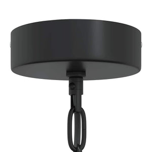 Lampada a Sospensione E27 Nero Ø31 cm in Metallo 4103456
