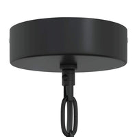 vidaXL Lampada a Sospensione E27 Nero Ø31 cm in Metallo