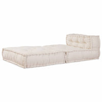 Pouf Modulare Crema 70x70x54 in Tessuto