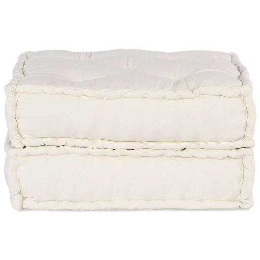 Pouf Modulare Crema 70x70x36 in Tessuto 4019023