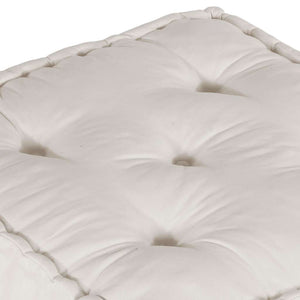 Pouf Modulare Crema 70x70x36 in Tessuto