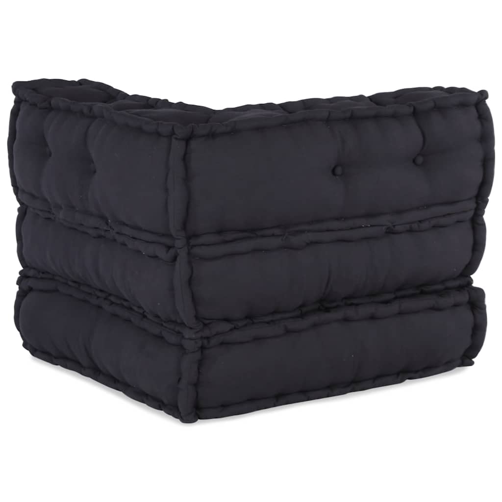 vidaXL Pouf Modulare Antracite 70x70x54 in Tessuto