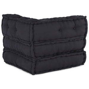 vidaXL Pouf Modulare Antracite 70x70x54 in Tessuto