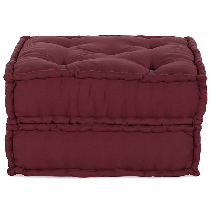 vidaXL Pouf Modulare Marrone Rossiccio 70x70x36 in Tessuto