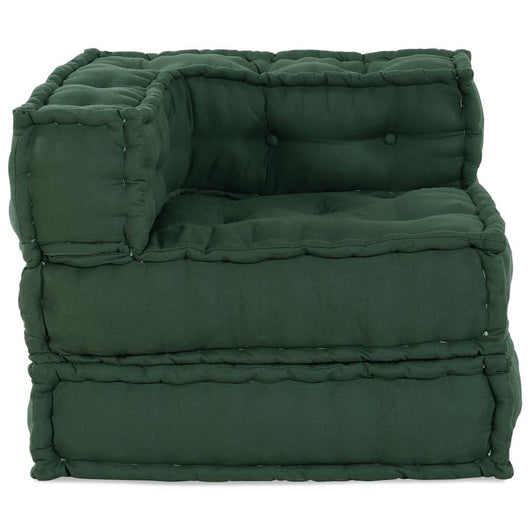 Pouf Modulare Verde 70x70x54 in Tessuto 4019033