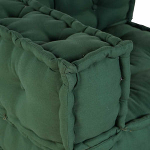Pouf Modulare Verde 70x70x54 in Tessuto 4019033
