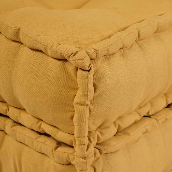 Pouf Modulare Giallo 70x70x36 in Tessuto 4019039