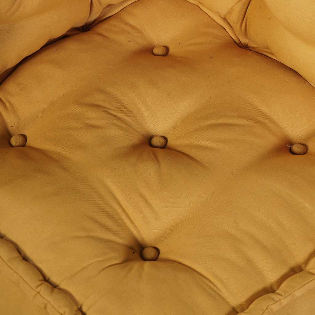 vidaXL Pouf Modulare Giallo 140x70x36 in Tessuto