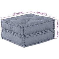 Divano modulare Grigio 70 x 70 x 36 cm Tessuto 4019047