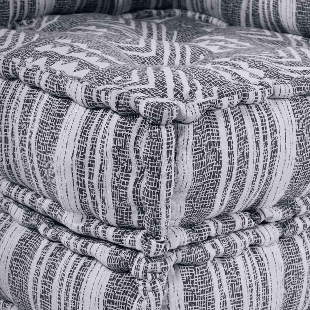 Divano modulare Rigato Grigio 70 x 70 x 54 cm Tessuto 4019050