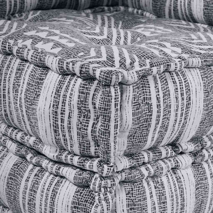 Divano modulare Rigato Grigio 70 x 70 x 54 cm Tessuto 4019050