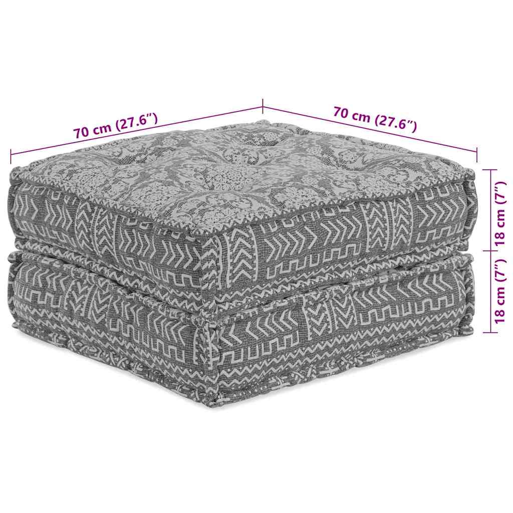 Divano modulare Grigio chiaro 70 x 70 x 36 cm Tessuto 4019059