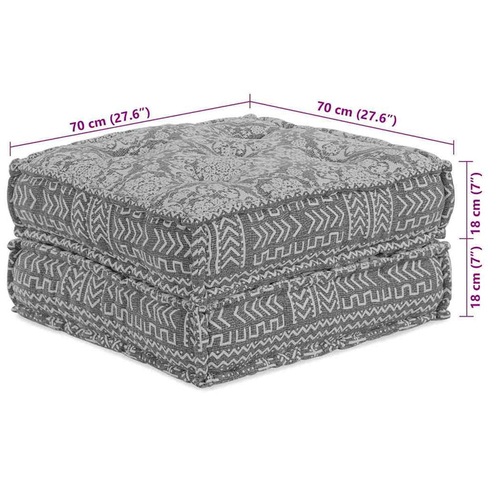 Divano modulare Grigio chiaro 70 x 70 x 36 cm Tessuto 4019059