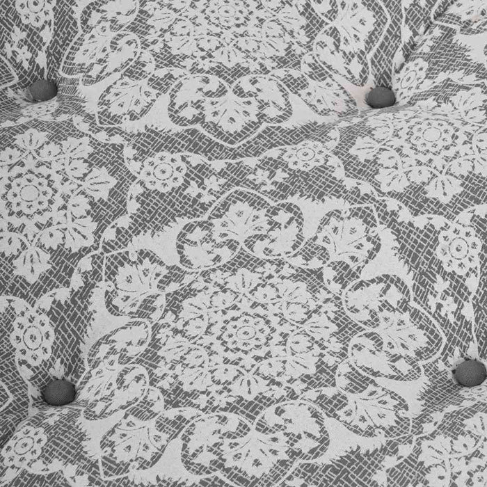 Cuscino per Divano-Cuscini per Sofa Grigio chiaro 120 x 80 x 12 cm Tessuto