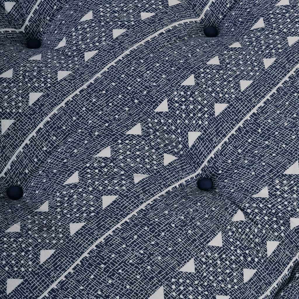 Cuscino per Divano-Cuscini per Sofa Stampa Indigo 120 x 80 x 12 cm Tessuto