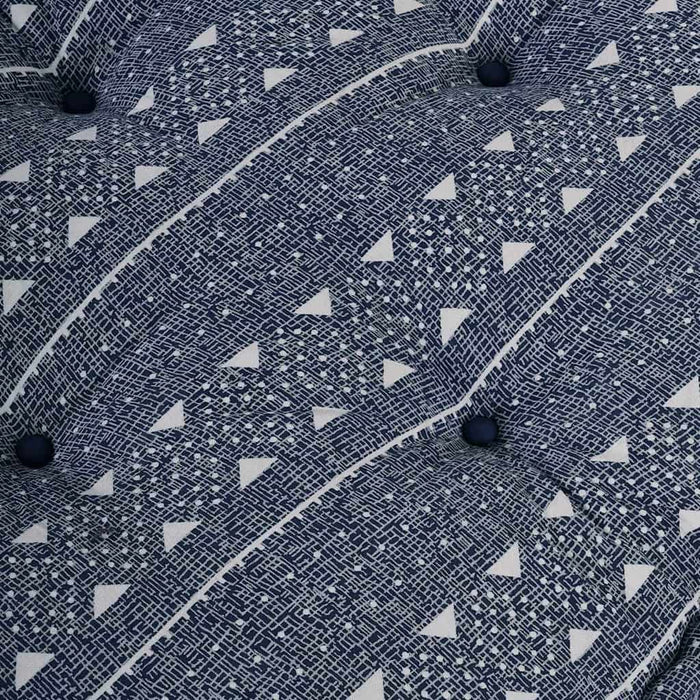 Cuscino per Divano-Cuscini per Sofa Stampa Indigo 120 x 80 x 12 cm Tessuto