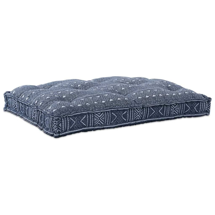 Cuscino per Divano-Cuscini per Sofa Stampa Indigo 120 x 80 x 12 cm Tessuto