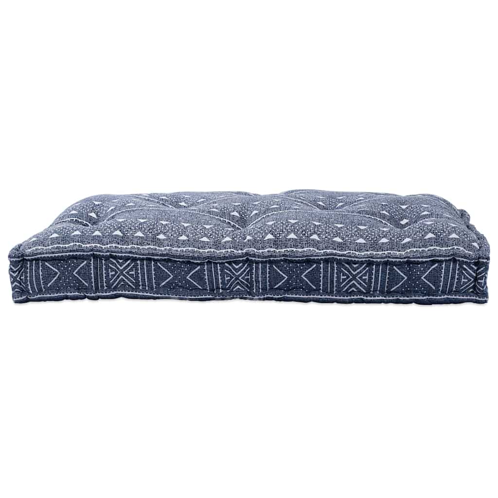 Cuscino per Divano-Cuscini per Sofa Stampa Indigo 120 x 80 x 12 cm Tessuto