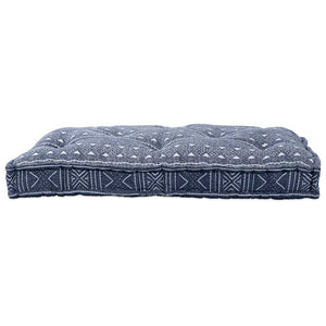 Cuscino per Divano-Cuscini per Sofa Stampa Indigo 120 x 80 x 12 cm Tessuto