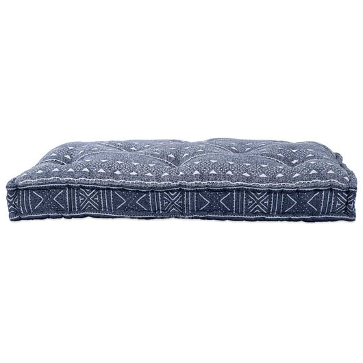 Cuscino per Divano-Cuscini per Sofa Stampa Indigo 120 x 80 x 12 cm Tessuto