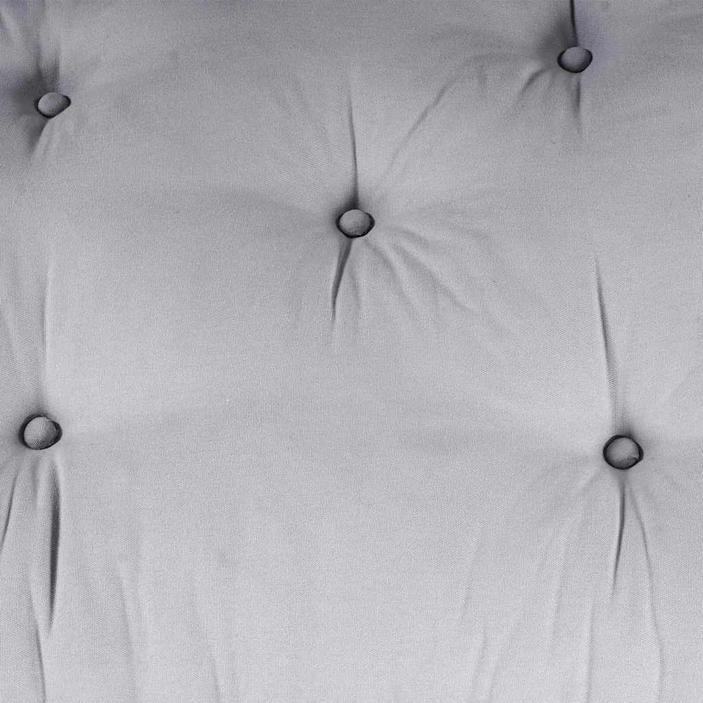 Cuscino per Divano 2 pz-Set di 2 Cuscini per Sofa Grigio Tessuto