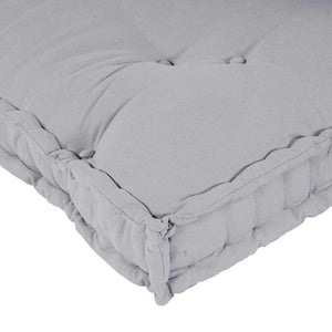 Cuscino per Divano 2 pz-Set di 2 Cuscini per Sofa Grigio Tessuto