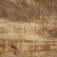 Tavolino da Salotto 50x50x38 cm Legno Massello di Mango Grezzo