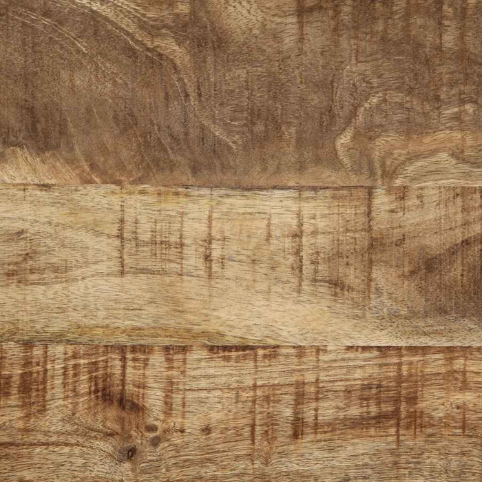 Tavolino da Salotto 50x50x38 cm Legno Massello di Mango Grezzo