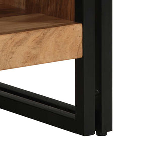 Tavolino da Salotto 50x50x38 cm Legno Massello di Acacia