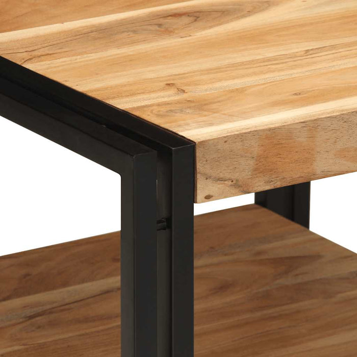 vidaXL Tavolino da Salotto 50x50x38 cm Legno Massello di Acacia