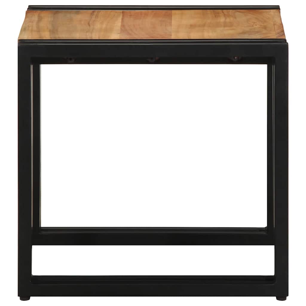 Tavolino da salotto 40 x 40 x 38 cm legno massello di acacia 4102728