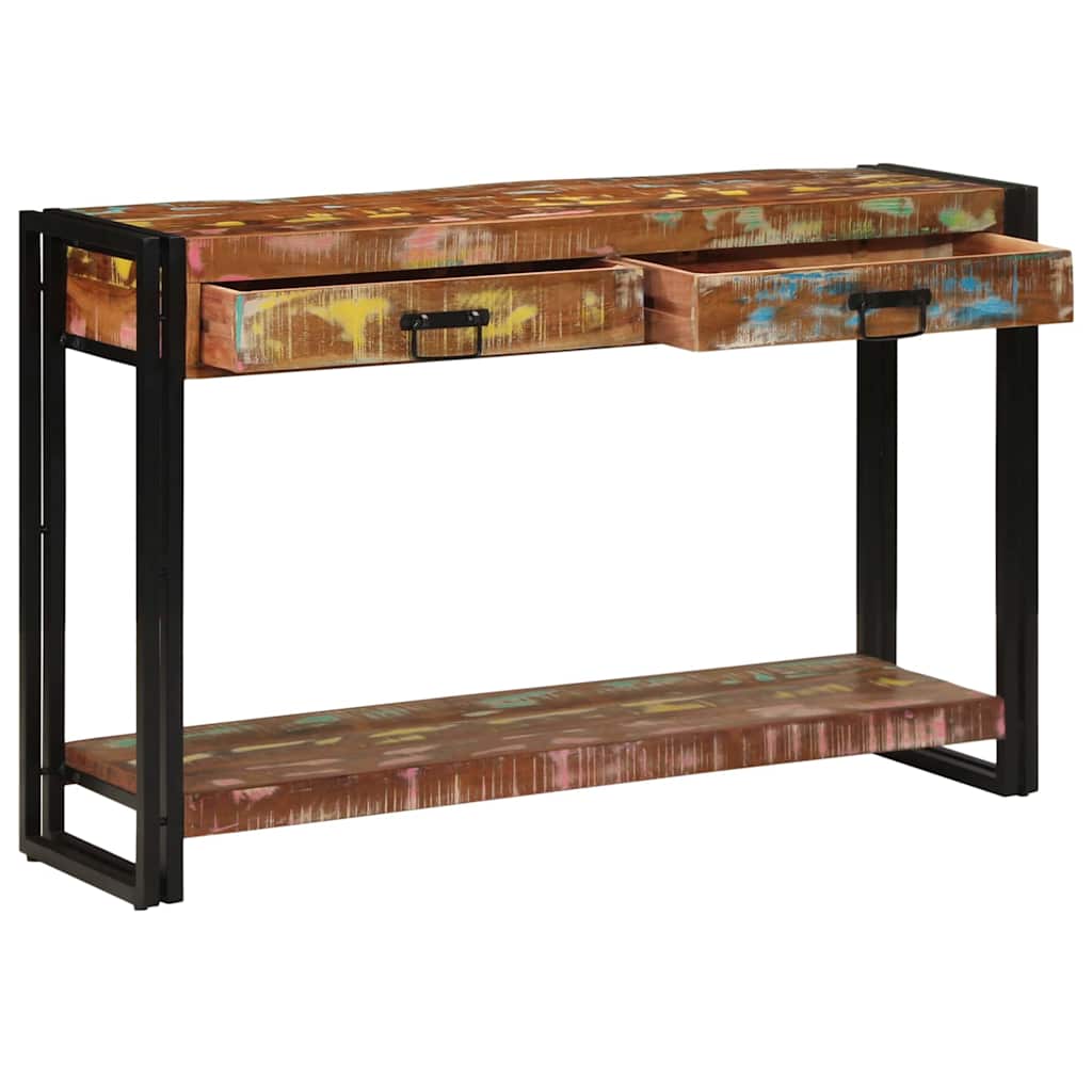 Tavolo consolle Multicolore legno massello di riciclo 4102735