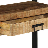Tavolo consolle 120 x 33 x 75 cm legno massello di mango 4102739