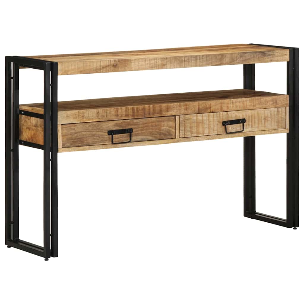 Tavolo consolle 120 x 33 x 75 cm legno massello di mango 4102739