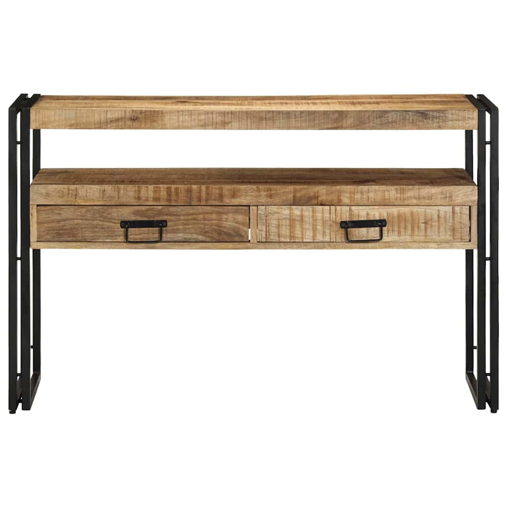 Tavolo consolle 120 x 33 x 75 cm legno massello di mango 4102739