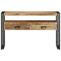 Tavolo consolle 120 x 33 x 75 cm legno massello di mango 4102739