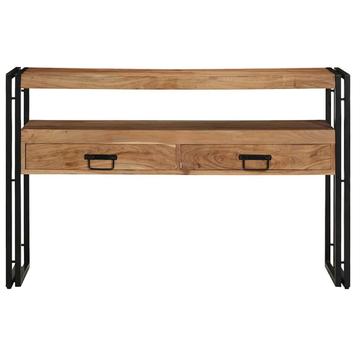 Tavolo consolle 120 x 33 x 75 cm legno massello di acacia 4102740