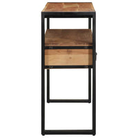 Tavolo consolle 120 x 33 x 75 cm legno massello di acacia 4102740