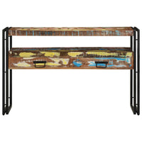 Tavolo consolle 120 x 33 x 75 cm legno massello di riciclo 4102741