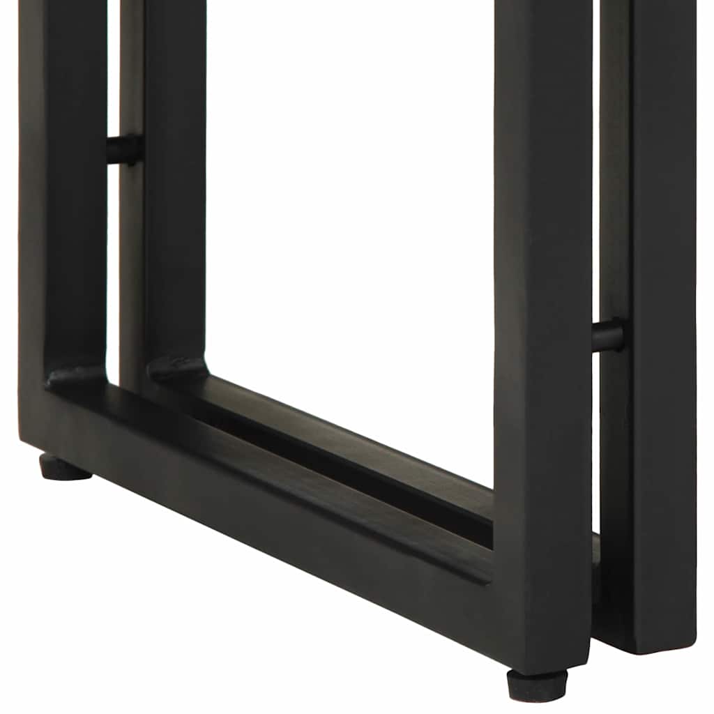 Tavolo consolle 90 x 33 x 75 cm legno massello di acacia 4102743