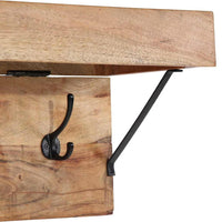 Appendiabiti Marrone 73 x 19 x 23 cm Legno massello di acacia 4102746