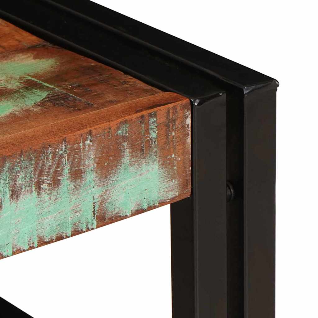 Mensola da bagno 60 x 50 x 23 cm Legno di mango massello, Ferro 4102753