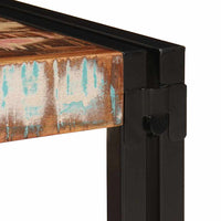 Mensola da bagno 60 x 50 x 23 cm Legno di mango massello, Ferro 4102753