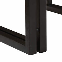 Mensola da bagno 65 x 50 x 23 cm Legno di mango massello, Ferro 4102756