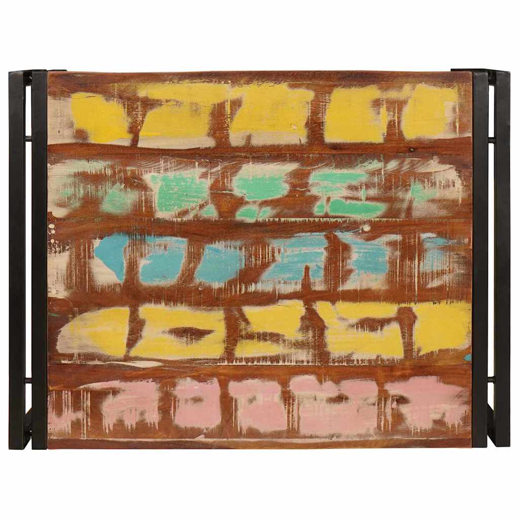 Mensola da bagno 65 x 50 x 23 cm Legno di mango massello, Ferro 4102756