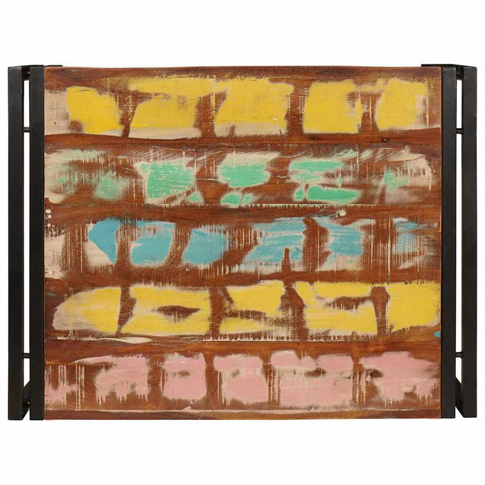 Mensola da bagno 65 x 50 x 23 cm Legno di mango massello, Ferro 4102756